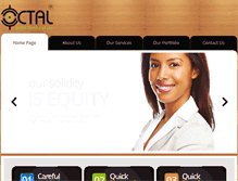 Tablet Screenshot of octalenterprises.com